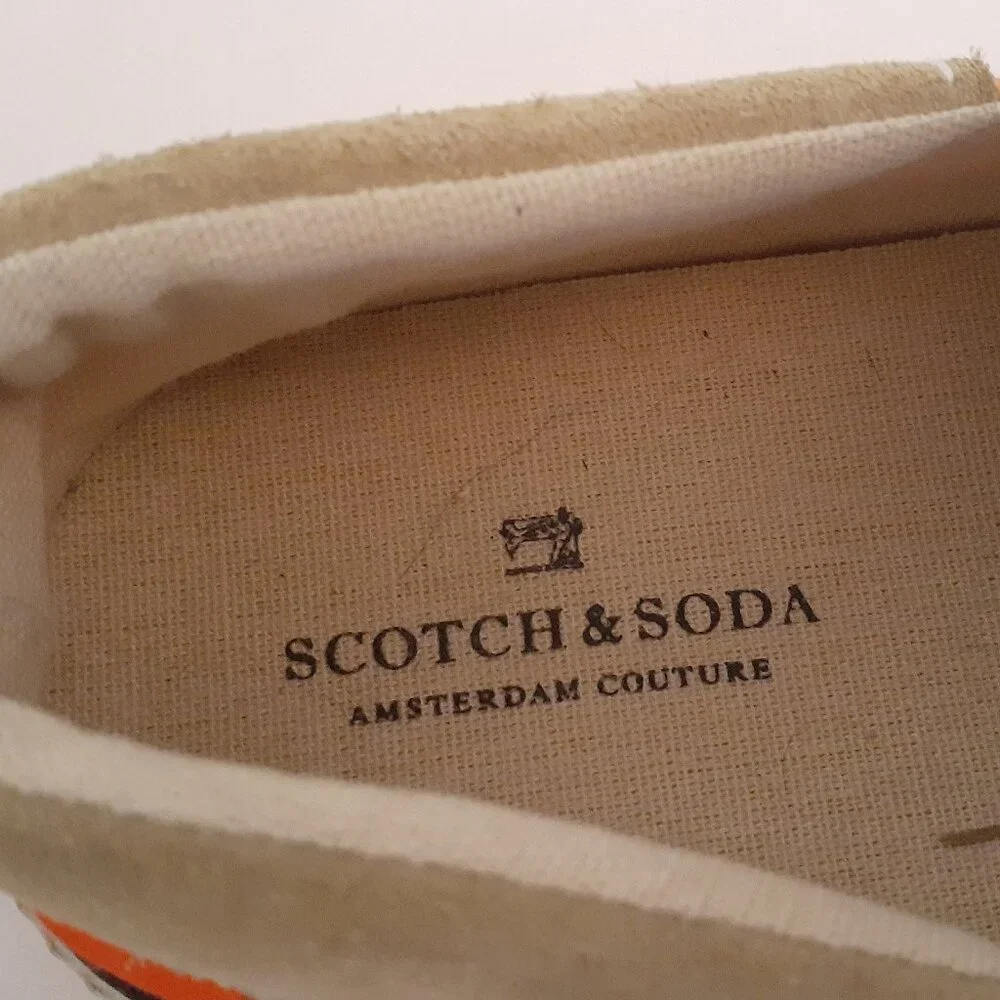 Scotch & Soda Hawaiian Print Slip-on Shoes